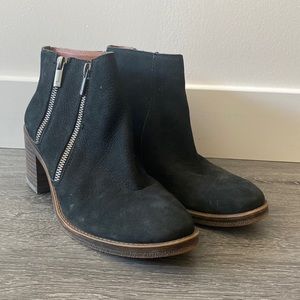 Lucky brand heels boots, size 8.5